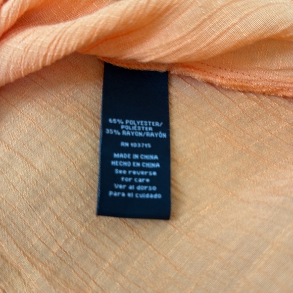 Zac & Rachel Vibrant Orange Blouse Size XL - Picture 5 of 6